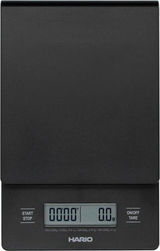 Hario v60 drip scale - zwart - keukenweegschaal - vstn-2000b