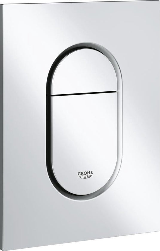 Grohe arena cosmopolitan s bedieningspaneel toilet - dual flush - mat chroom