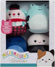 Squishmallows micromallows original pluche knuffel (4 delig) 6 cm