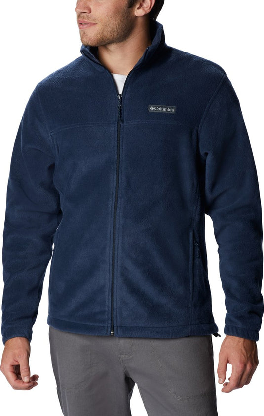 Columbia steens mountain™ full zip 2.0 fleece jas heren - fleece vest met volledige ritssluiting - maat xl - blauw