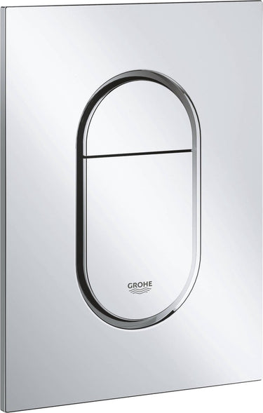 Grohe arena cosmopolitan s bedieningspaneel toilet - dual flush - chroom