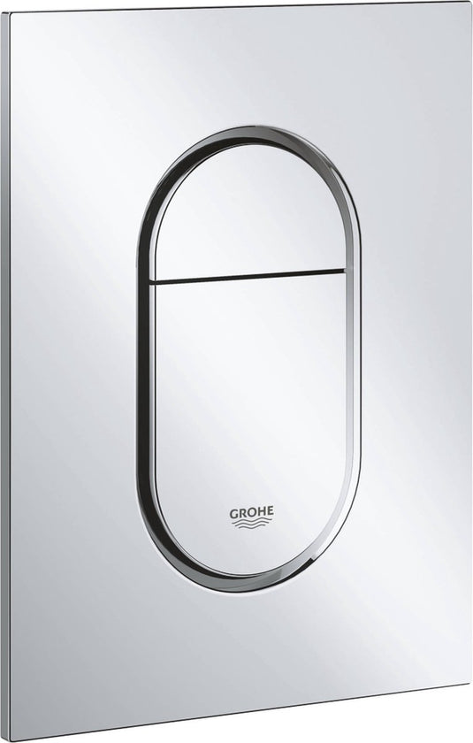 Grohe arena cosmopolitan s bedieningspaneel toilet - dual flush - chroom