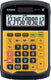 Casio wm-320mt pocket rekenmachine met display zwart, geel calculator