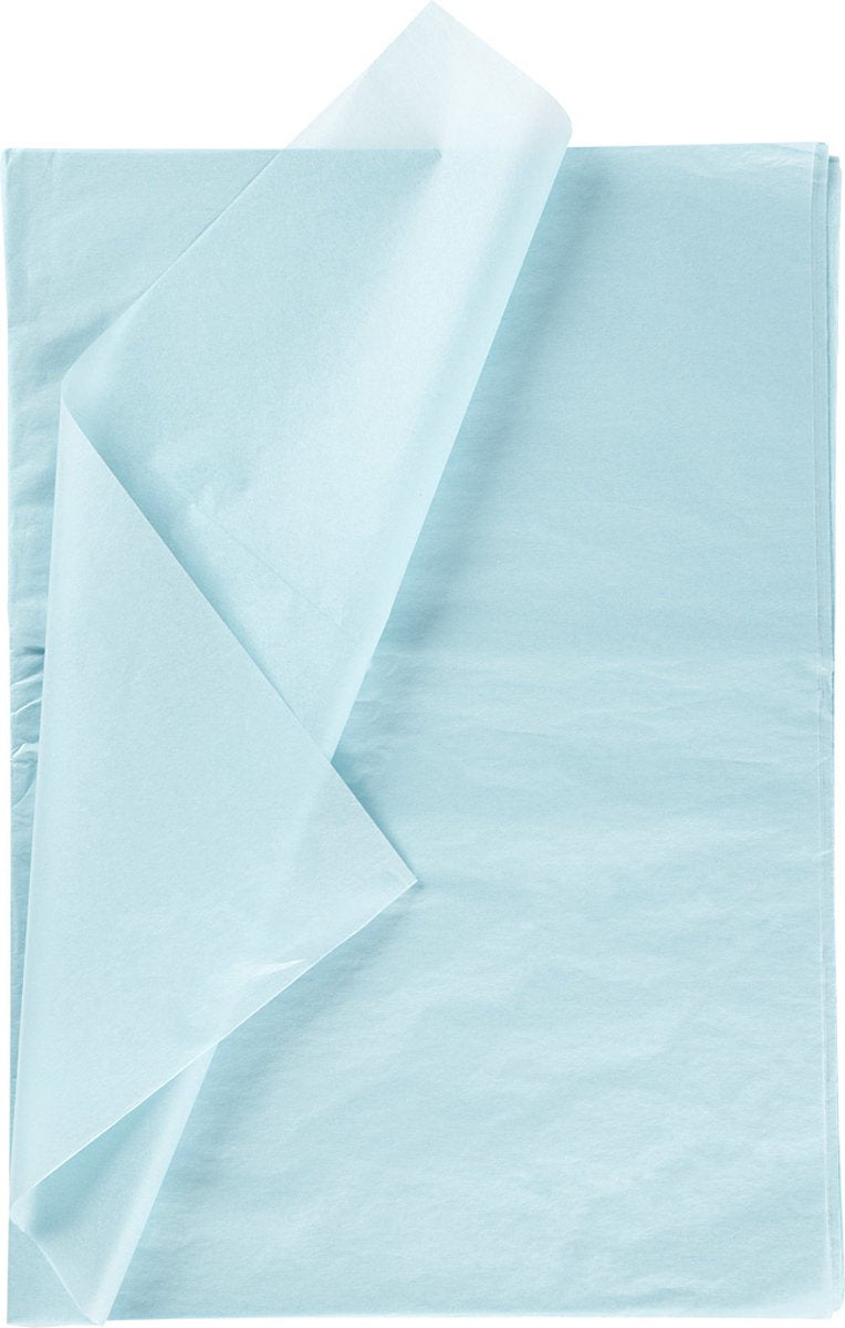 Load image into Gallery viewer, Creativ company tissuepapier lichtblauw 10 vellen 14 gr, 50x70cm
