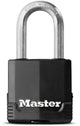Masterlock excell m115eurdlf hangslot 49 mm - weerbestendig - inclusief 4 sleutels