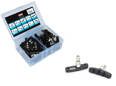 remblokken V-brake 60 mm zwart 25 stuks