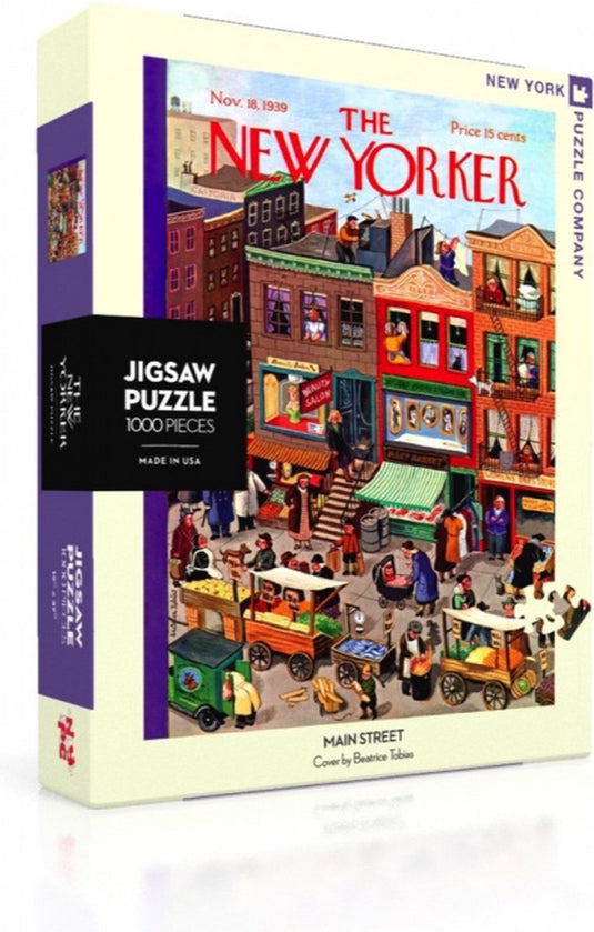 New york puzzle company - new yorker main street - 1000 stukjes puzzel
