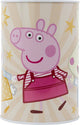 Peppa pig spaarpot metaal - 430 ml - voor kinderen 15x10 cm