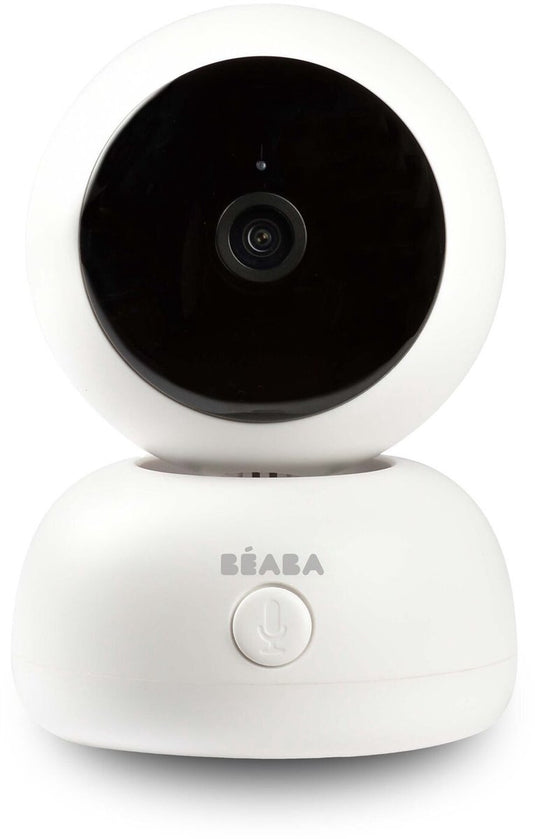 Béaba zen premium - babyfoon met video - 360° draaibare camera - full hd - infrarood nachtzicht - bediening via app en ouderunit - wit