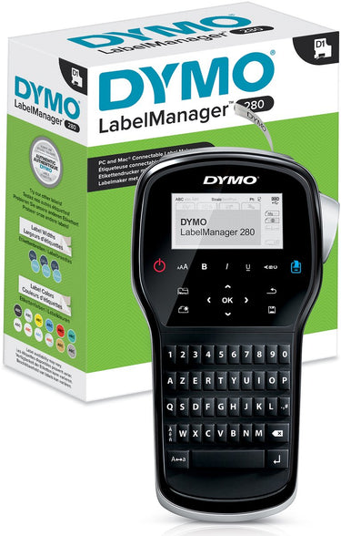 Dymo labelmanager lm280 s0968950 102x205x57mm zwart zilver