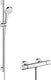 Hansgrohe croma s vario renovatieset 65 cm - comfort - ecostat thermostaat - select-knop bediening - chroom