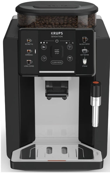 Krups sensation ea910a ea910a volautomatische espressomachine zwart nube