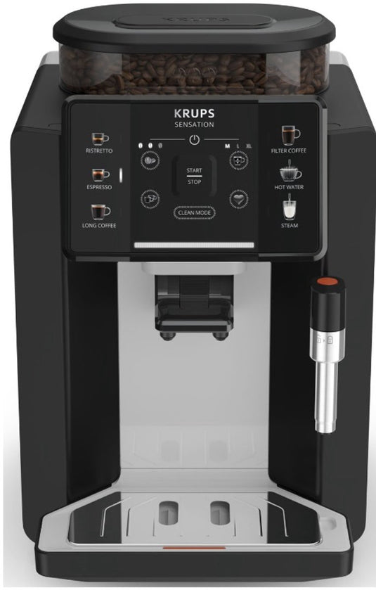 Krups sensation ea910a ea910a volautomatische espressomachine zwart nube