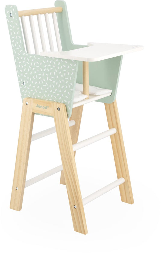 Janod - zen - poppenstoel - voor poppen tot 42 cm - inclusief kussen