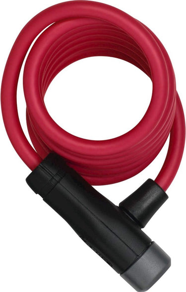 Abus spiraalkabelslot star 4508k 150 - fietsslot van 8 mm dikke spiraalkabel - -security level 2 - rood