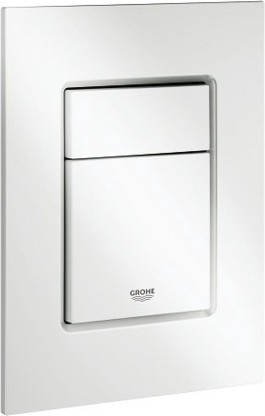 Grohe skate s cosmopolitan bedieningspaneel toilet - dual flush - wit