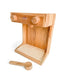 Poppie barista van teak hout. 4+