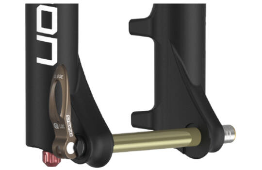 Afbeelding laden in galerijviewer, Srsuntour sr suntour - steekas q-loc 15 100mm 15qlc2 titanium fka069-15
