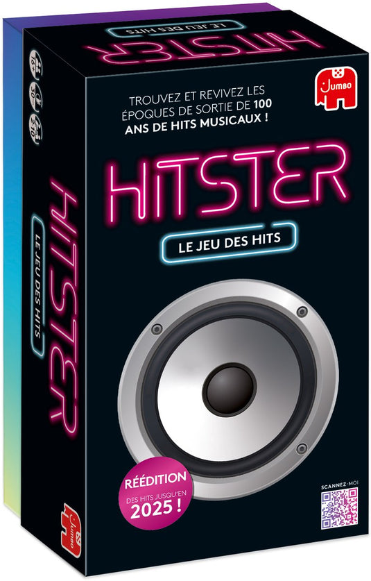 Hitster jumbo - original - franstalig partyspel - actiespel - franse editie - muziekspel vanaf 16 jaar