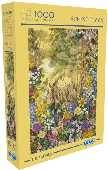Gibsons - lente dageraad ( the art file spring dawn ) - the art file - 1000 stukjes - 49×68cm - legpuzzel voor volwassenen