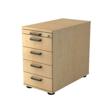 Bach mobiel ladenblok hammerer vsc50 melamine 428x800x760mm 4 laden esdoorn