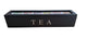 Excellent houseware theekist mdf met 6 vakken 43x9x8,7cm