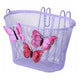 Basil Jasmin Butterfly - kinderfietsmand - voorop of achterop - lila