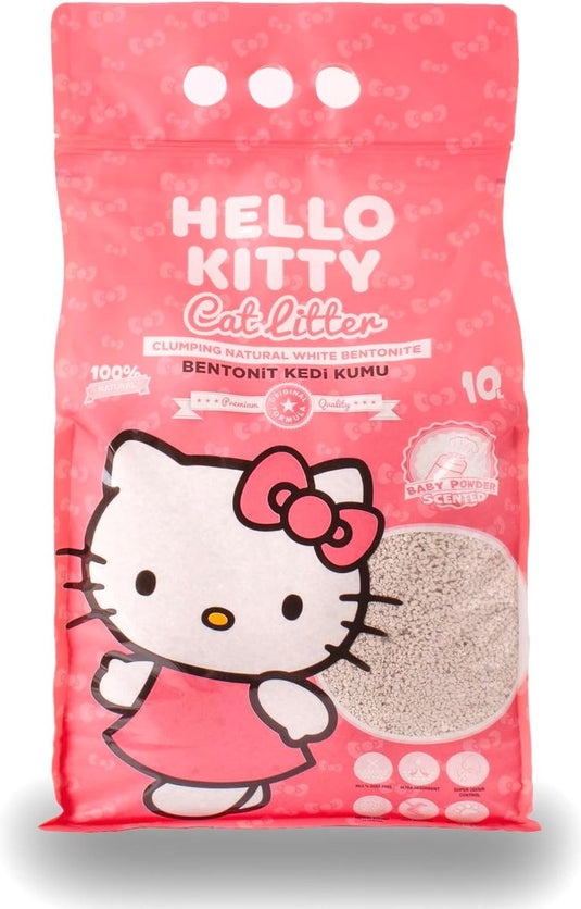 Hello kitty kattenbakvulling babypoeder 10l