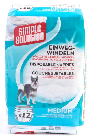 Simple solution wegwerp honden luier