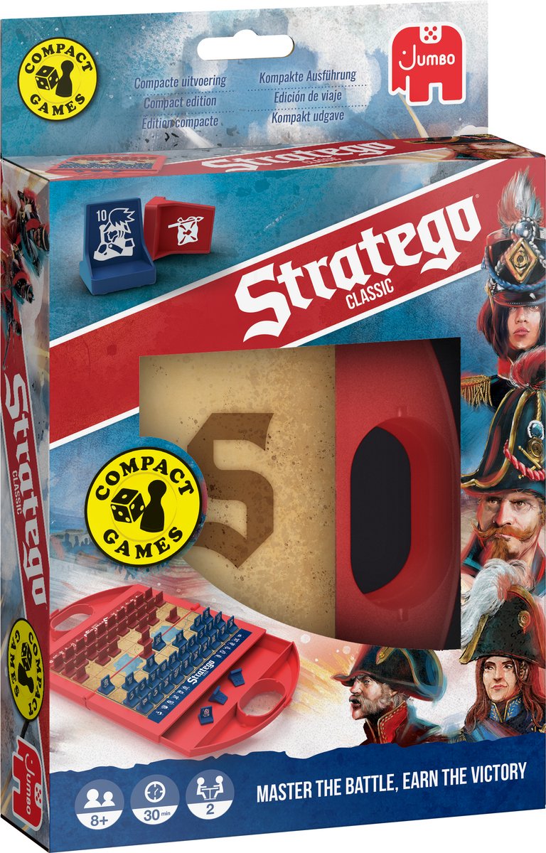 Load image into Gallery viewer, Stratego compact bord reisspel
