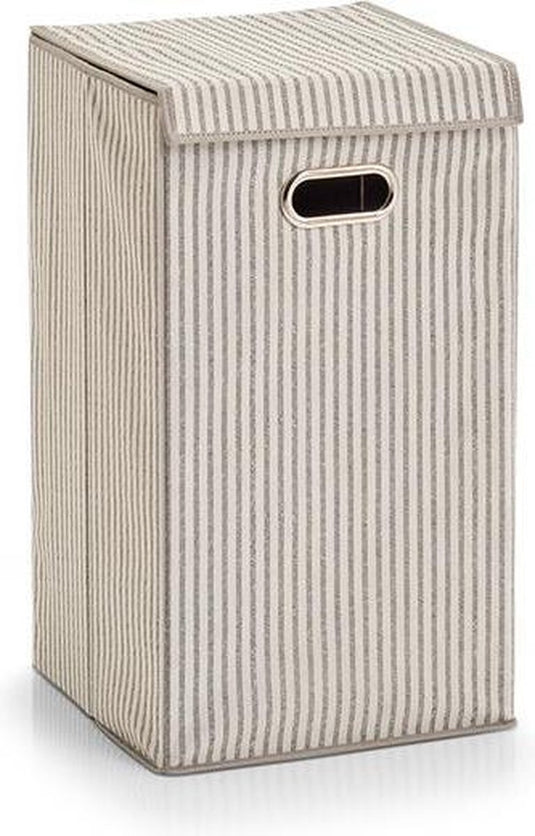 Zeller gestreepte wasmand - 1-vaks - 60 liter