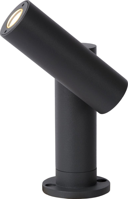 Lucide tatum - tuinspot - led - 1x5w 3000k - ip65 - antraciet