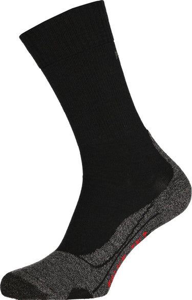 Falke tk2 anti-blaar dik wol functioneel materiaal wandelsokken heren zwart - maat 39-41