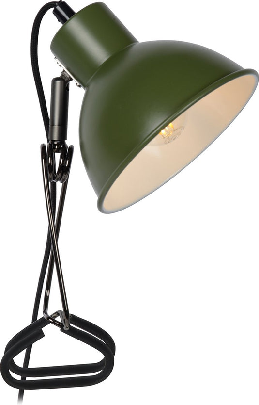 Lucide moys - klemlamp - 1xe27 - groen