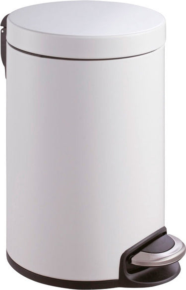 Eko - serene pedaalemmer 20 liter - stainless steel plastic - wit - prullenbak