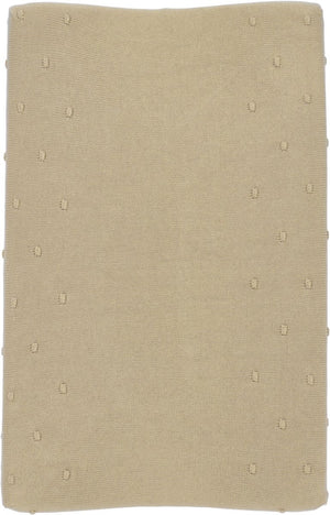 Meyco baby mini knots aankleedkussenhoes - sand - 50x70cm