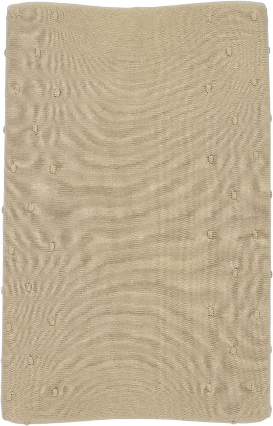 Meyco baby mini knots aankleedkussenhoes - sand - 50x70cm