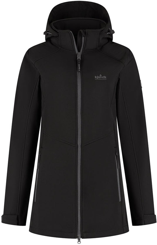 Kjelvik outdoorjas may zwart