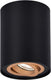 Trio cookie - plafondlamp - zwart-goud - excl. 1x gu10 4,9 w - zwenkbaar - plafondbevestiging