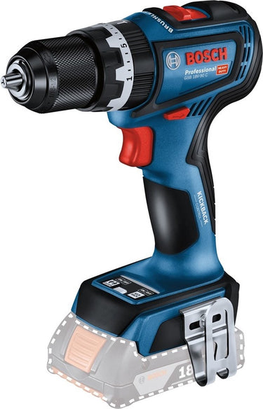 Bosch professional gsb 18v-90 c accu klop- schroefboormachine 18v basic body in l-boxx - 06019k6102