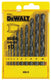 Dewalt dt5911 10 delige hss-r metaalborenset in cassette