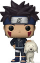 Funko naruto pop! kiba akamaru vinyl figure - 9 cm