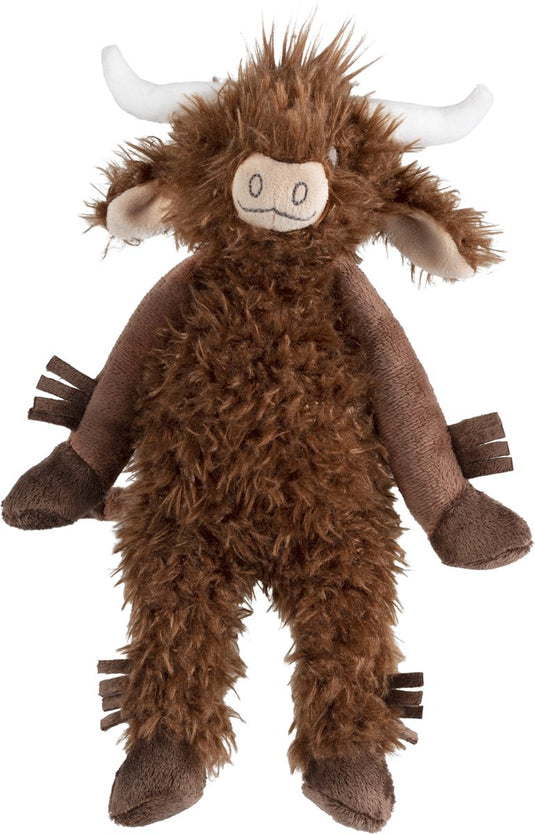 Happy horse hooglander koe cody knuffel 30cm - bruin - baby knuffel