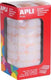 Apli kids stickers rond wit op rol