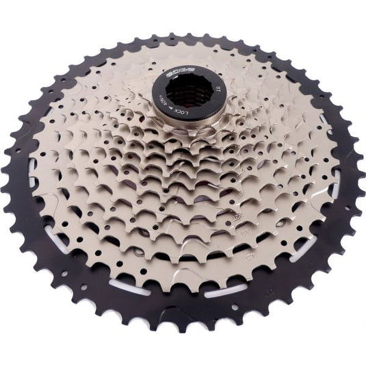 Edge cassette 12 speed csm9012 11-52t - zilver zwart