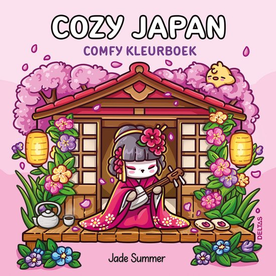 Load image into Gallery viewer, Deltas cozy japan - comfy kleurboek jade summer
