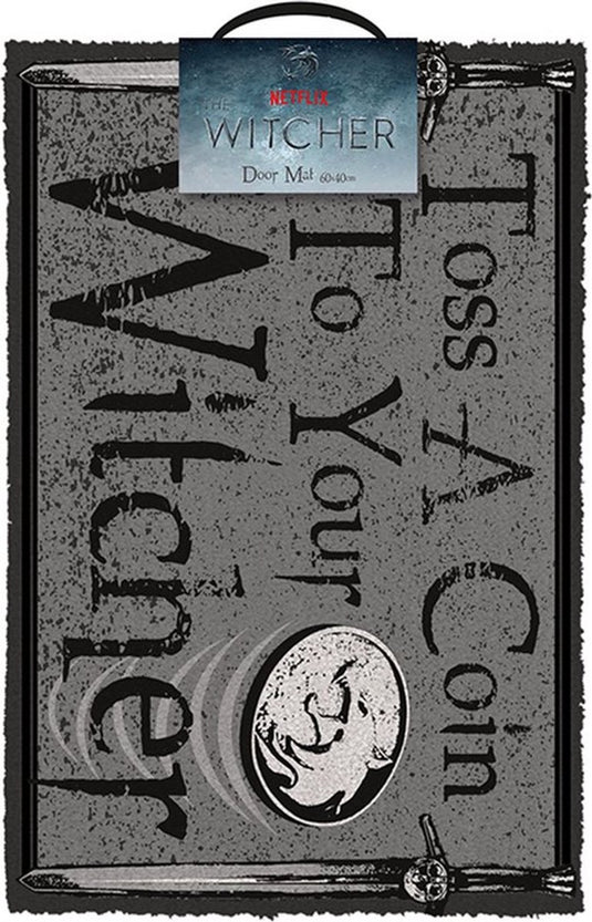 Pyramid international the witcher - toss a coin to your witcher doormat