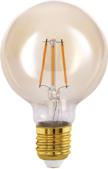 Eglo led lamp - e27 - ø 8 cm - amber - 2200k - 350 lumen