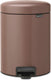 Brabantia newicon prullenbak - 5 liter - badkamer - satin taupe