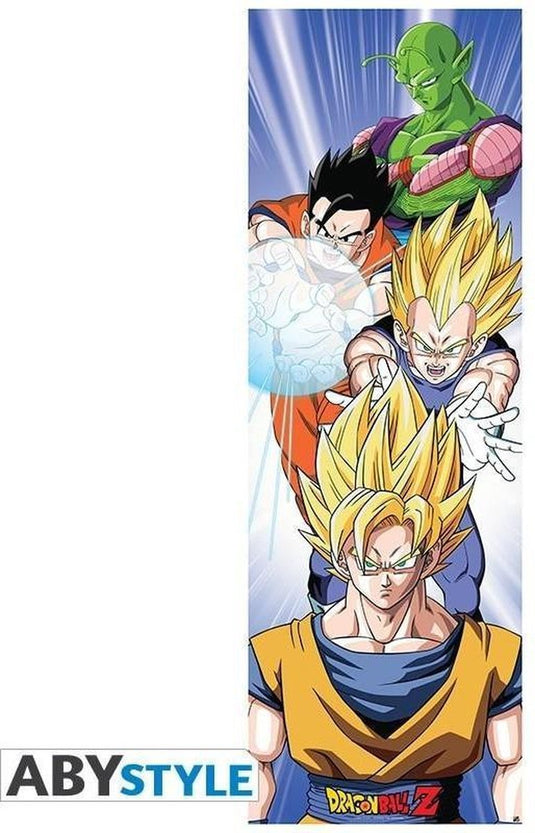 Abystyle dragon ball - door poster - saiyans - 53x158